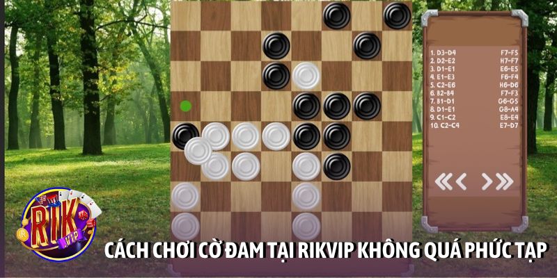 Cách chơi cờ đam tại Rikvip không quá phức tạp