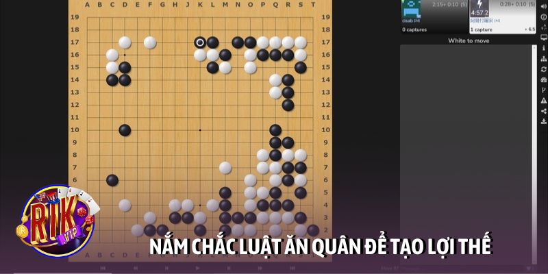 Nắm chắc luật ăn quân trong cờ vây để tạo lợi thế