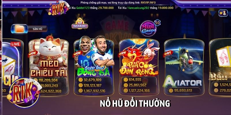 Nổ hũ đổi thưởng